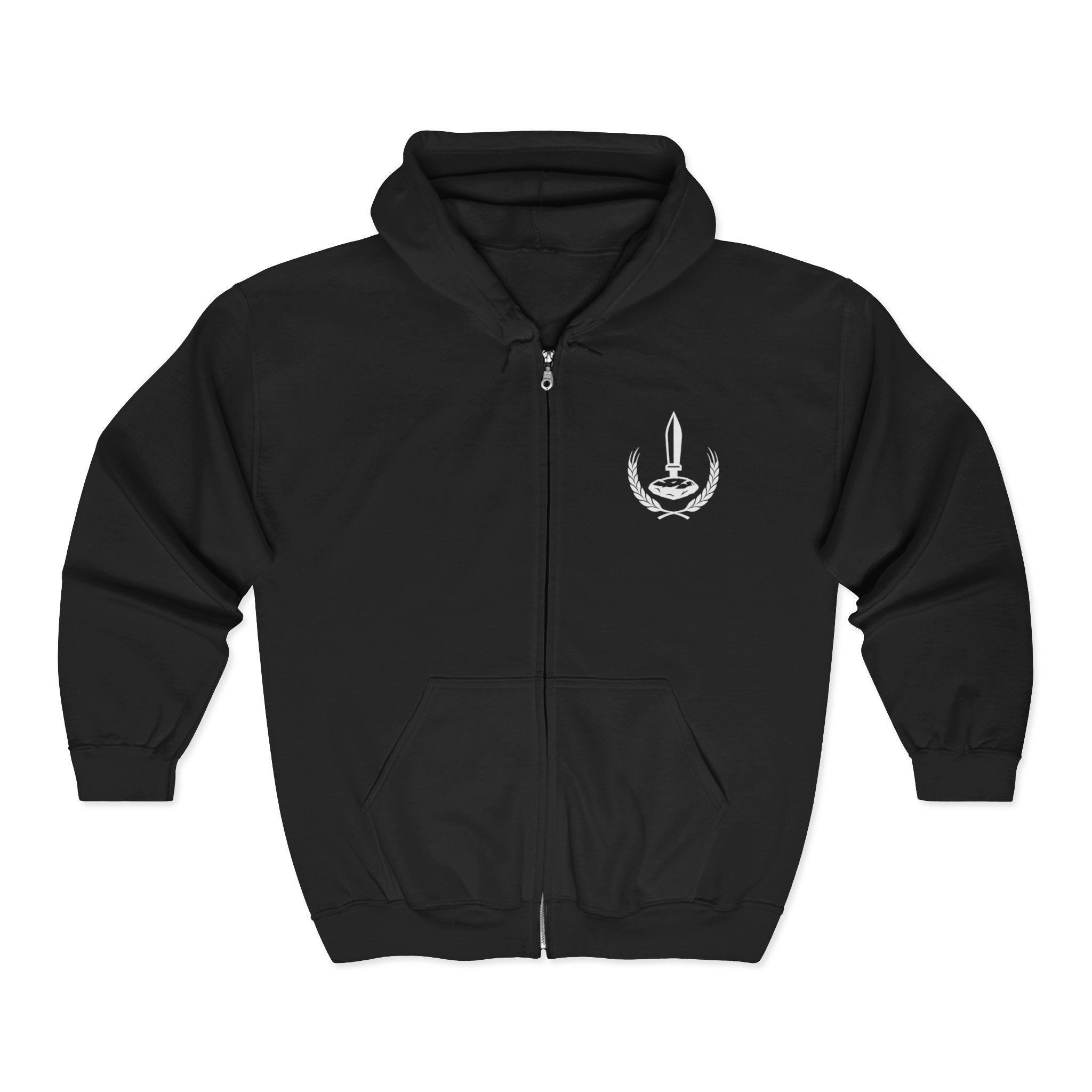 Wheat Stone Steel Zip-Up Hoodie