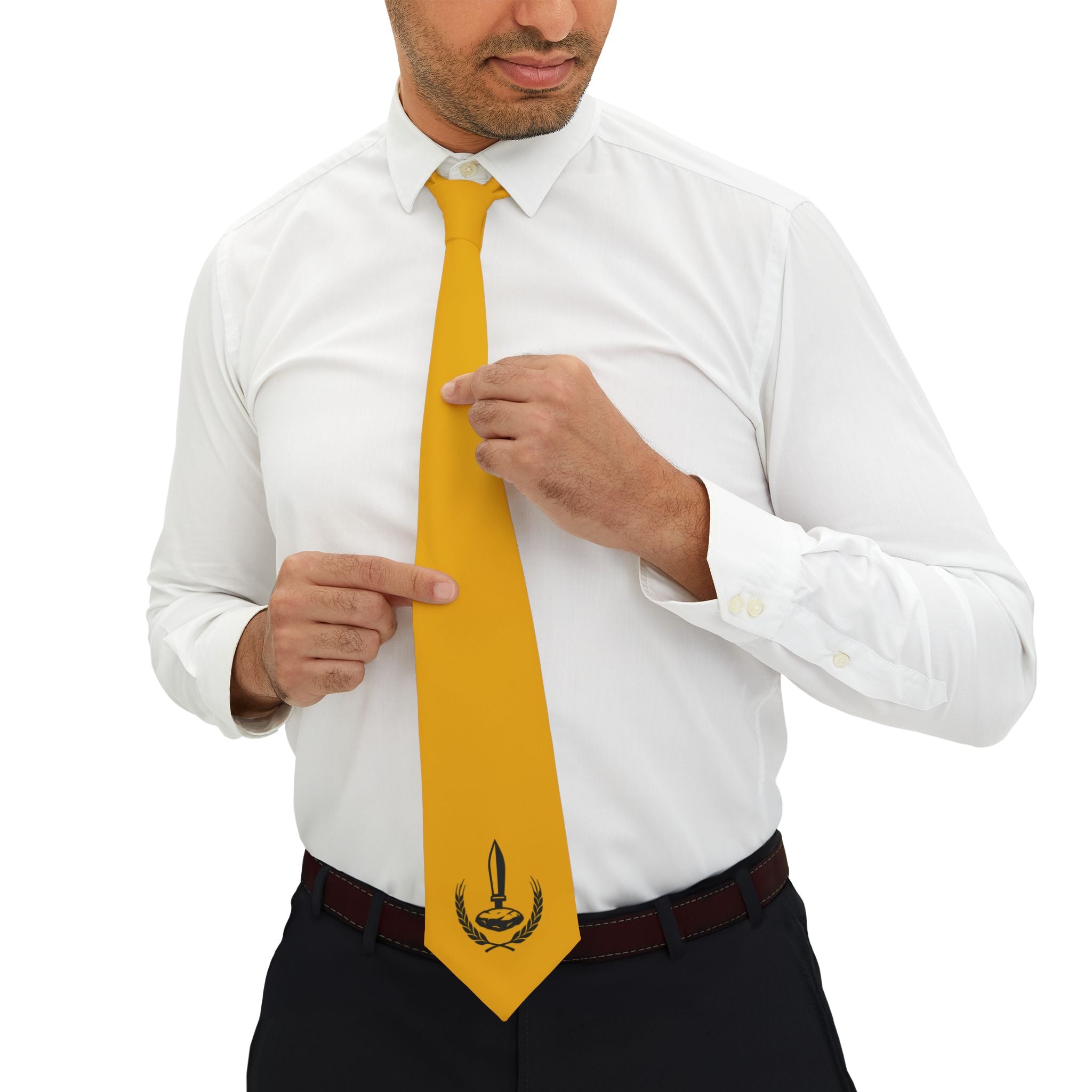 Wheat Steel Stone Necktie