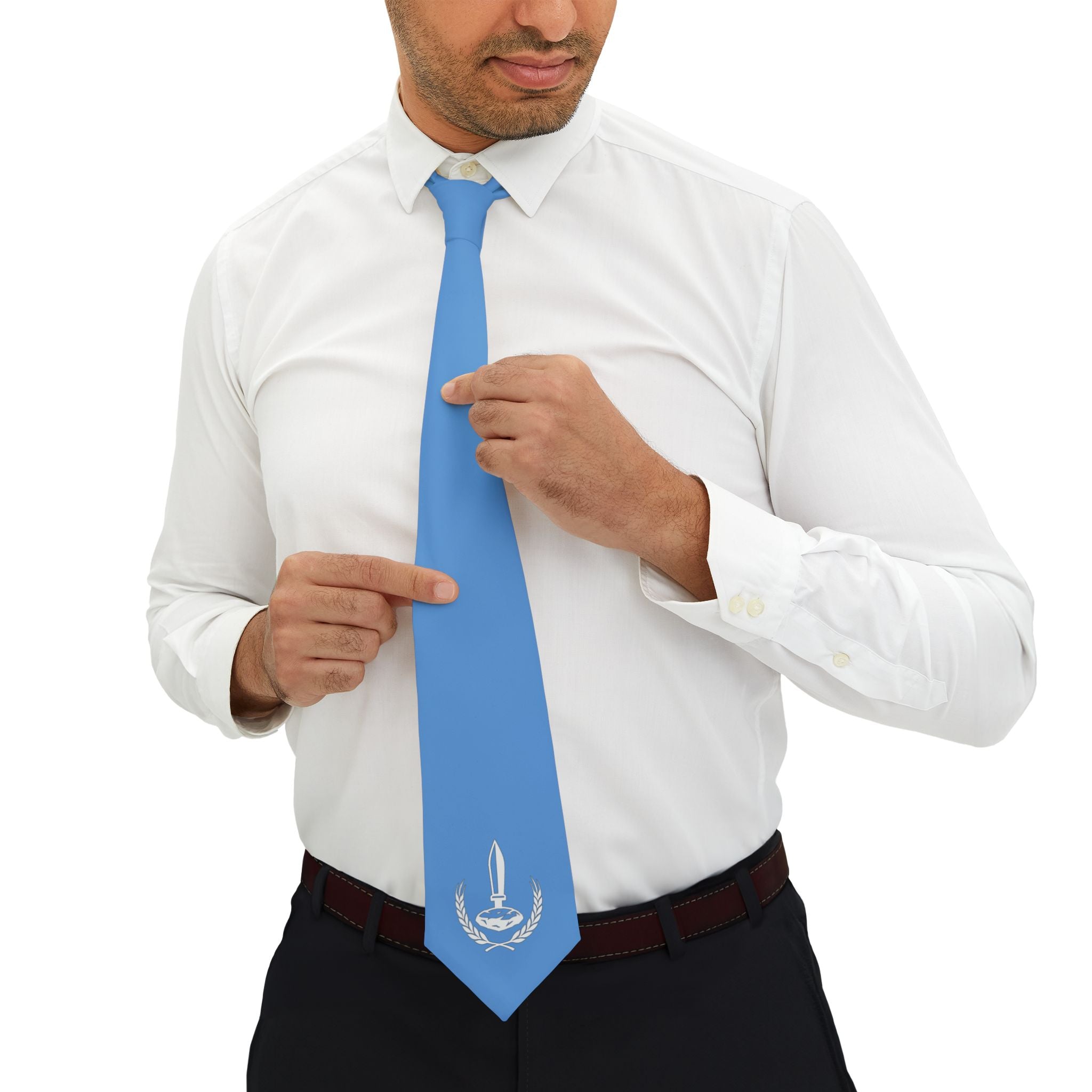 Wheat Steel Stone Necktie