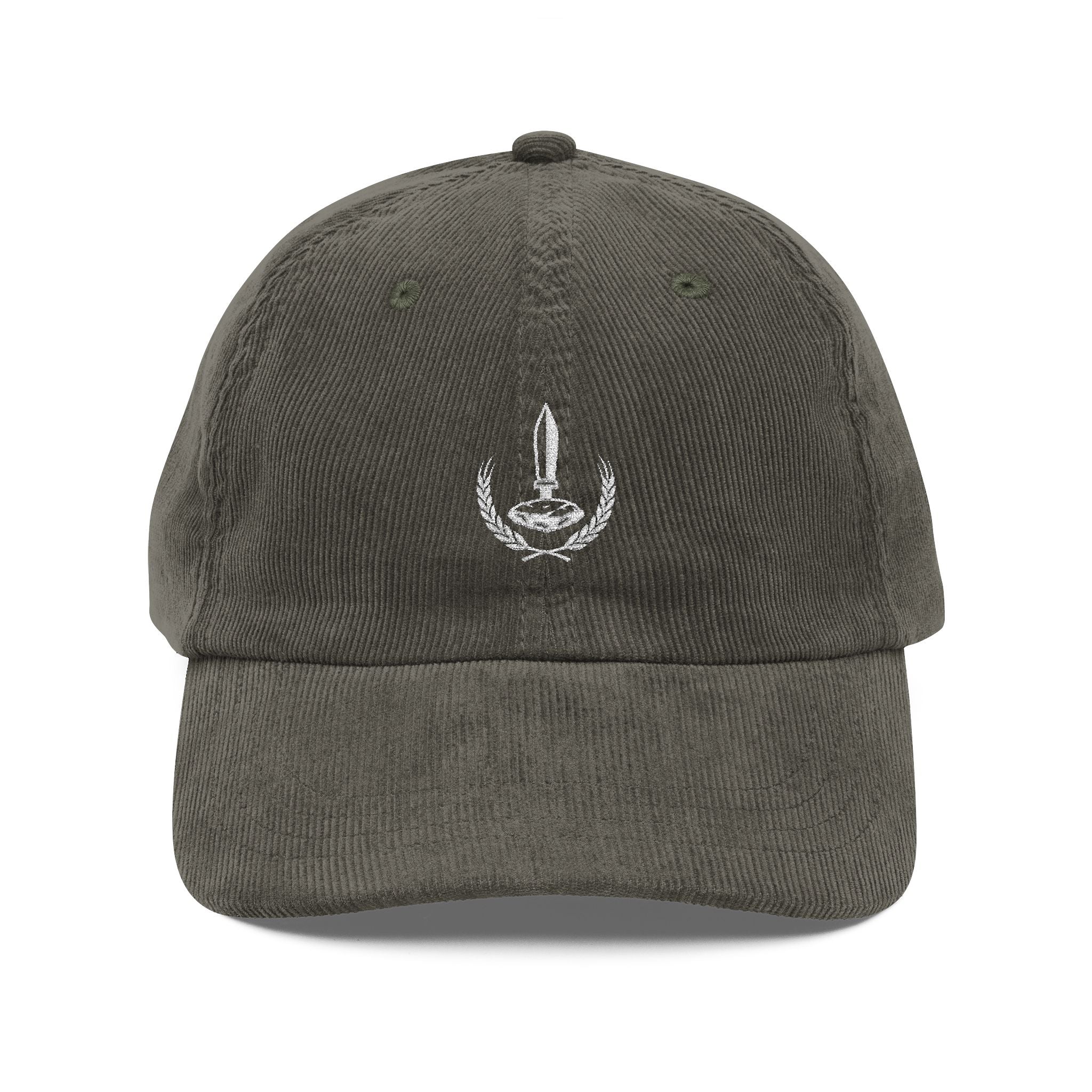 Wheat Steel Stone Vintage Corduroy Cap
