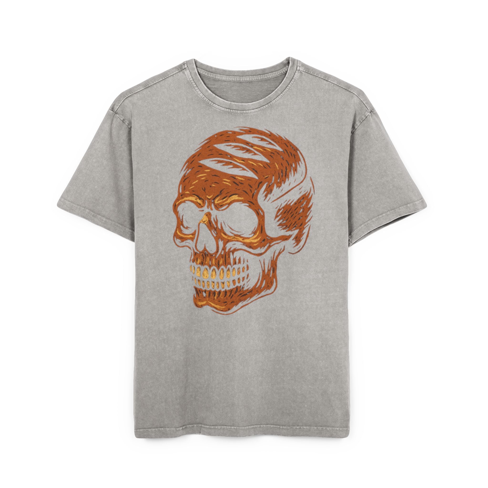 Skull Bread Graphic Oversize Shirt
