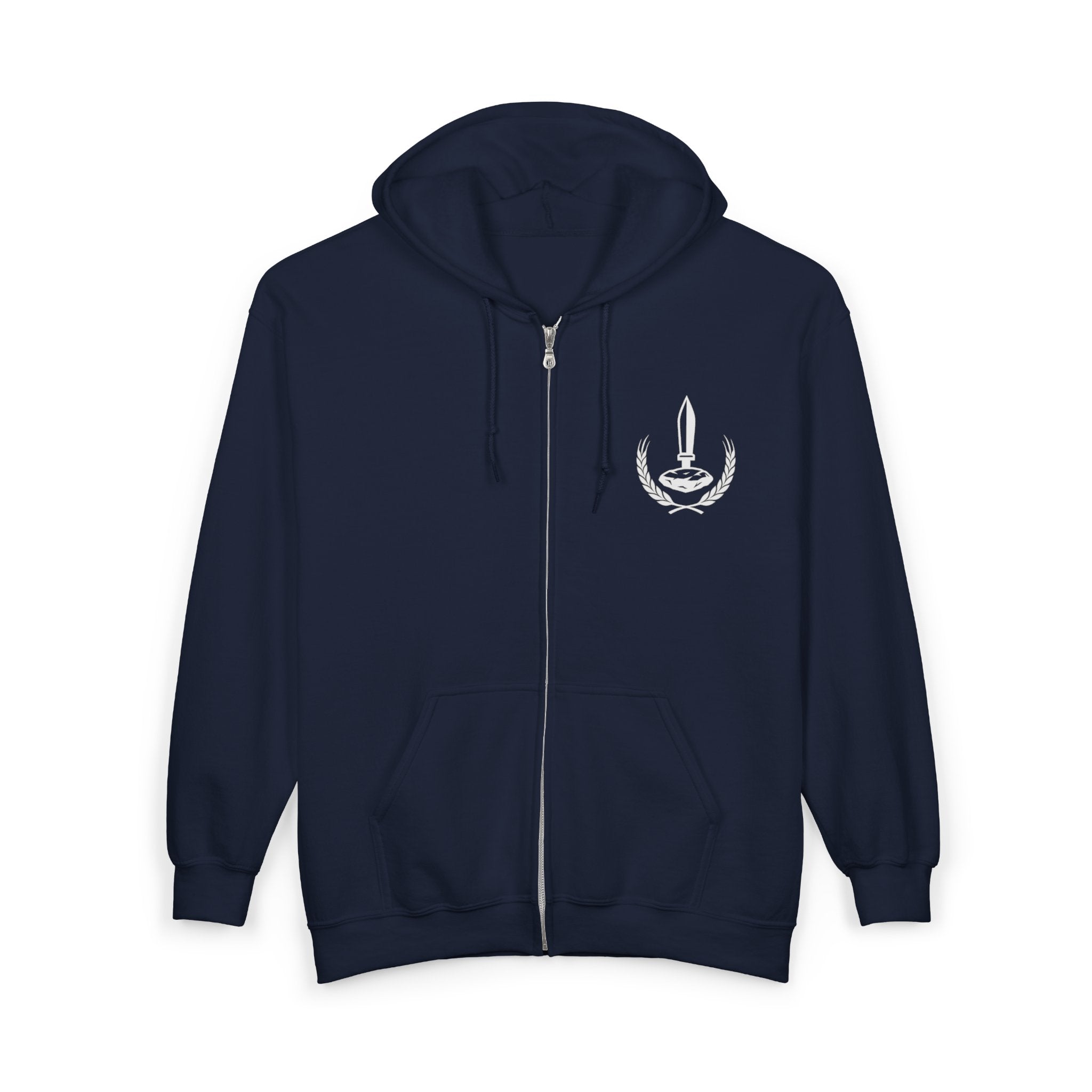 Wheat Stone Steel Zip-Up Hoodie