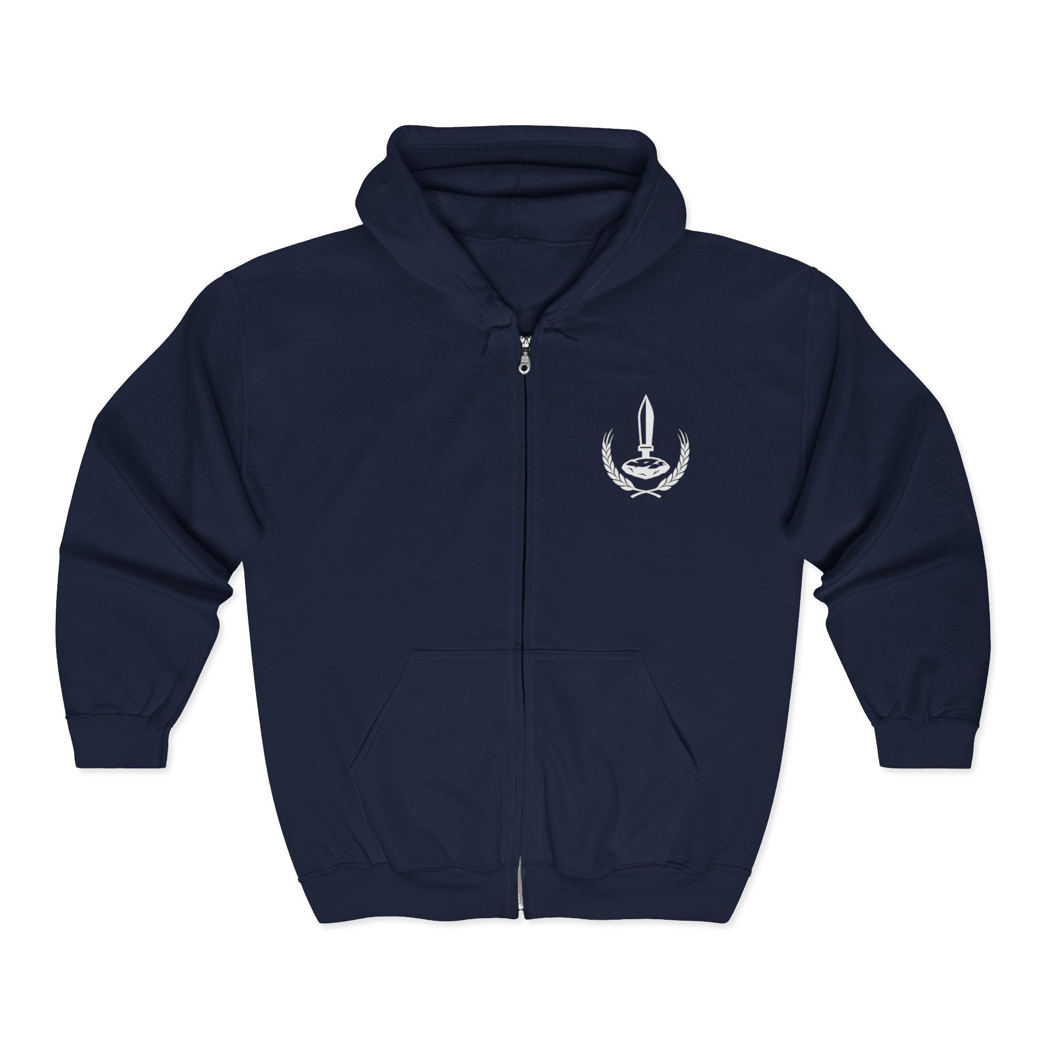 Wheat Stone Steel Zip-Up Hoodie