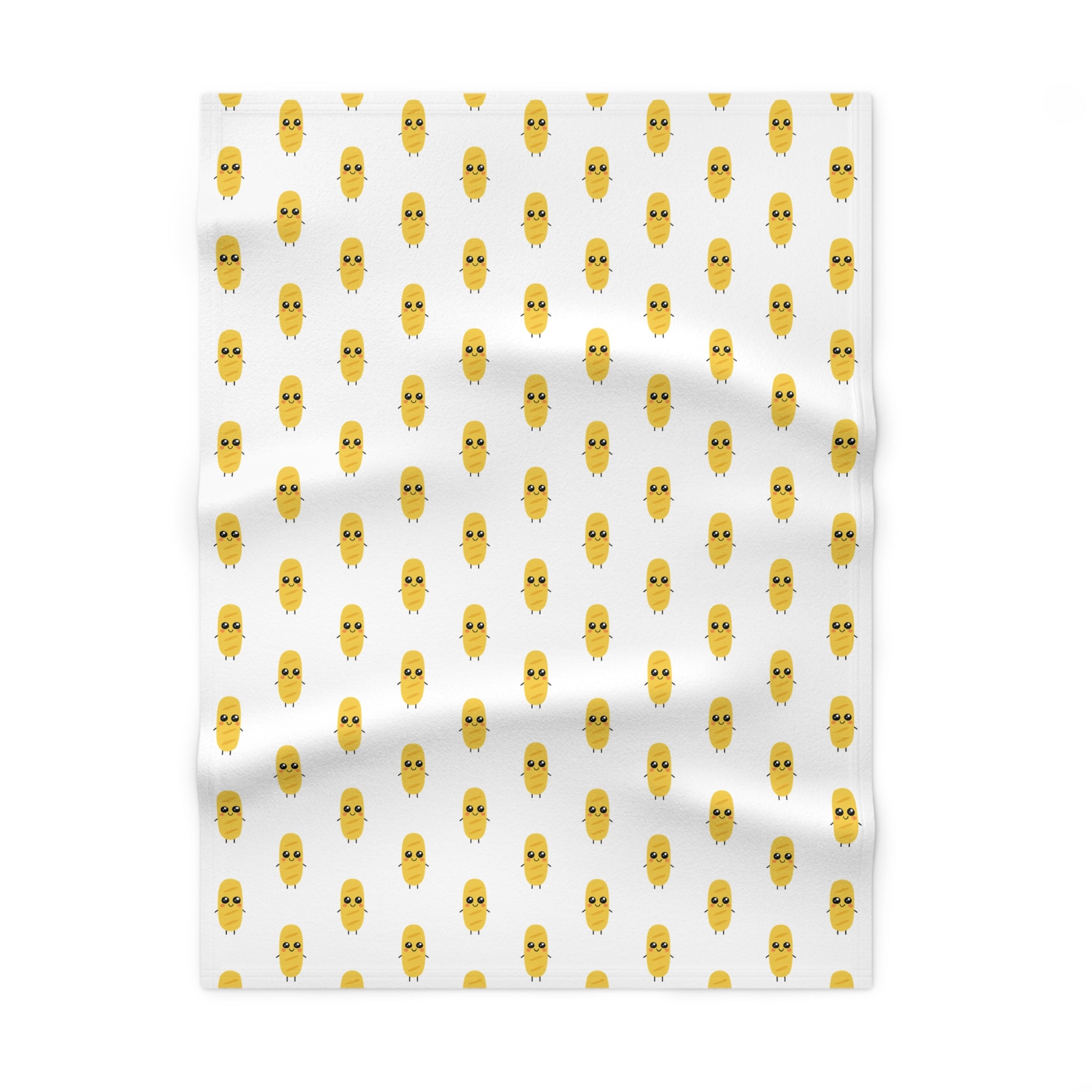 Cute Croissant Baby Soft Fleece Blanket