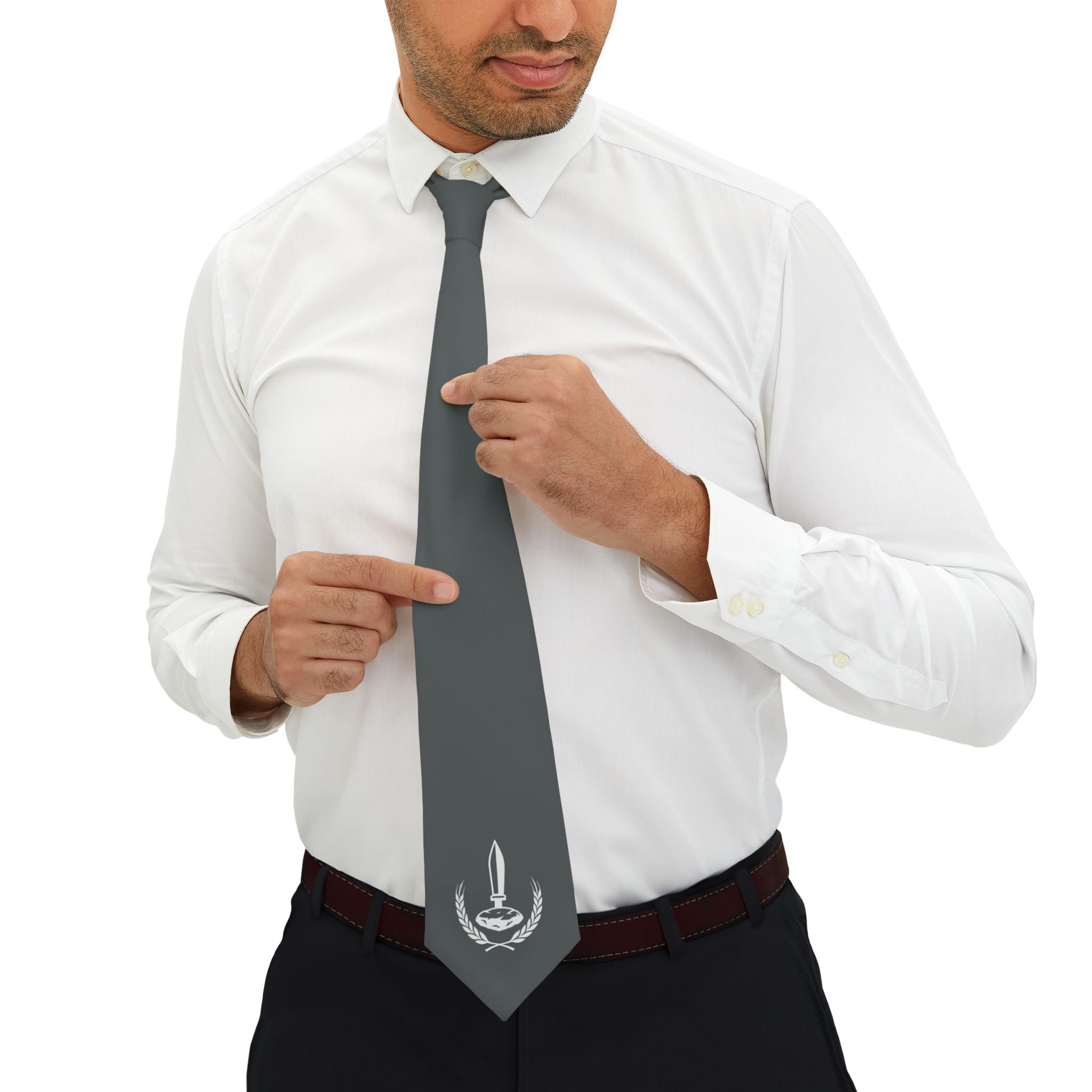 Wheat Steel Stone Necktie