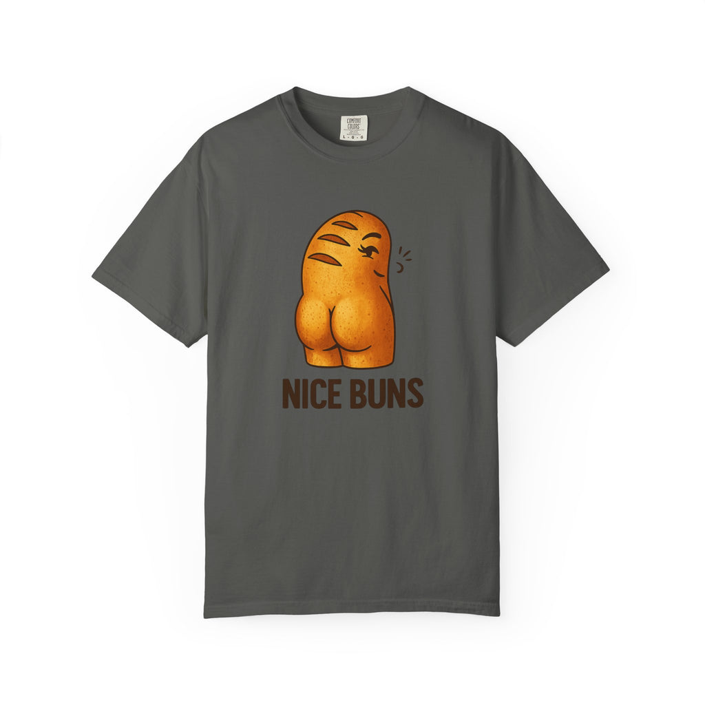 Nice Buns T-Shirt - Image 4 | Bread-Themed Apparel