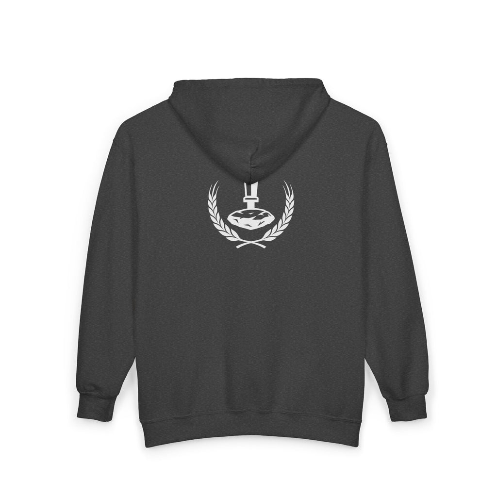 Wheat Stone Steel Zip-Up Hoodie
