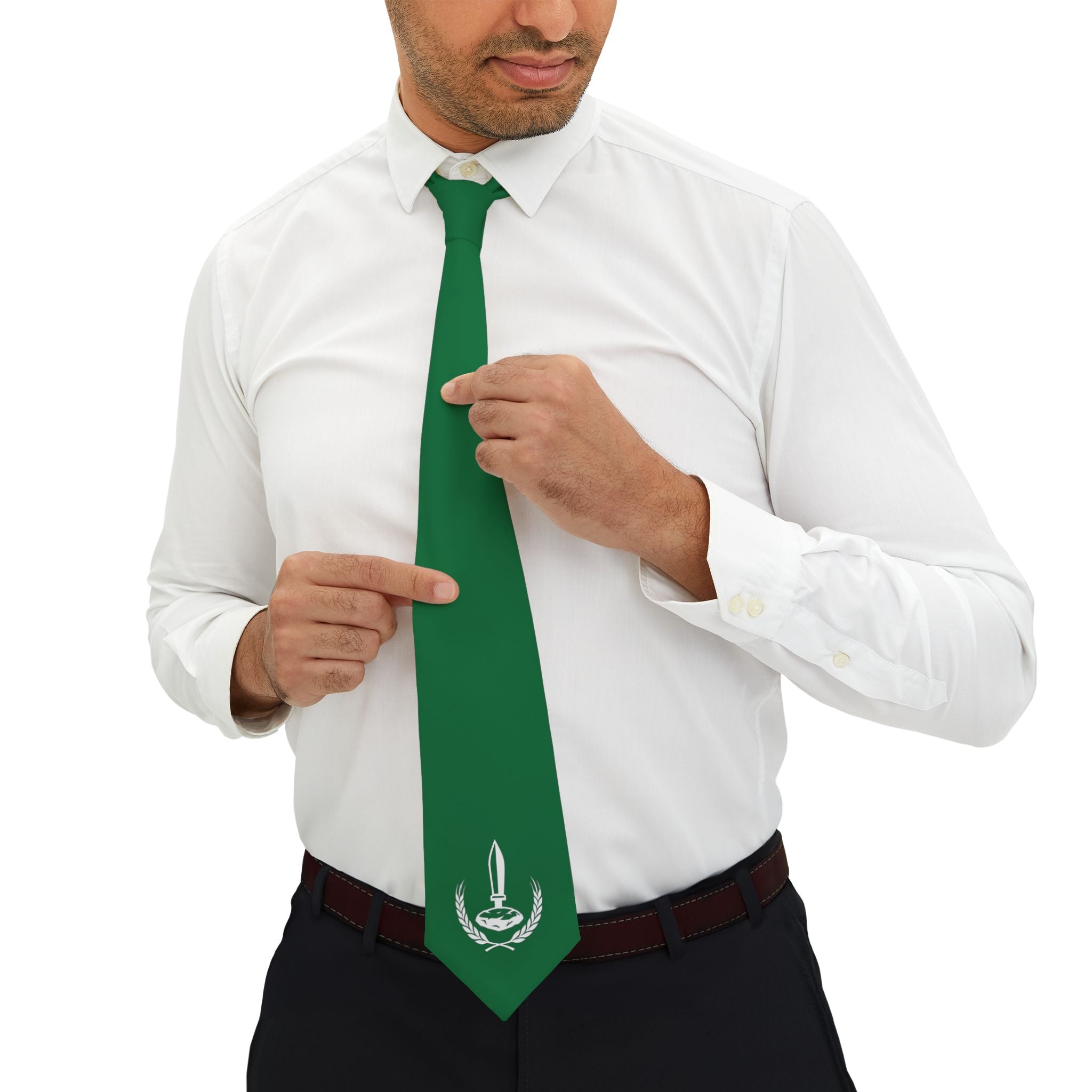 Wheat Steel Stone Necktie