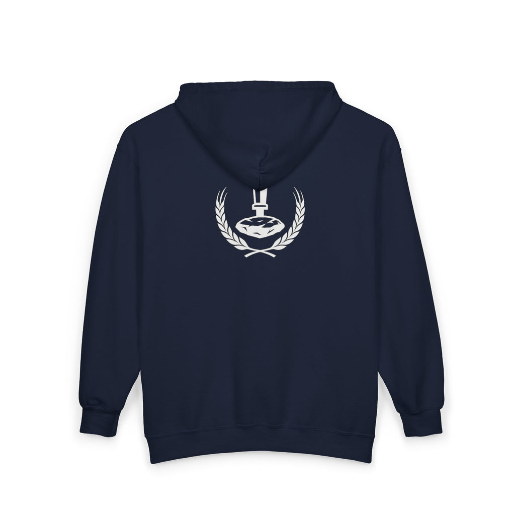 Wheat Stone Steel Zip-Up Hoodie