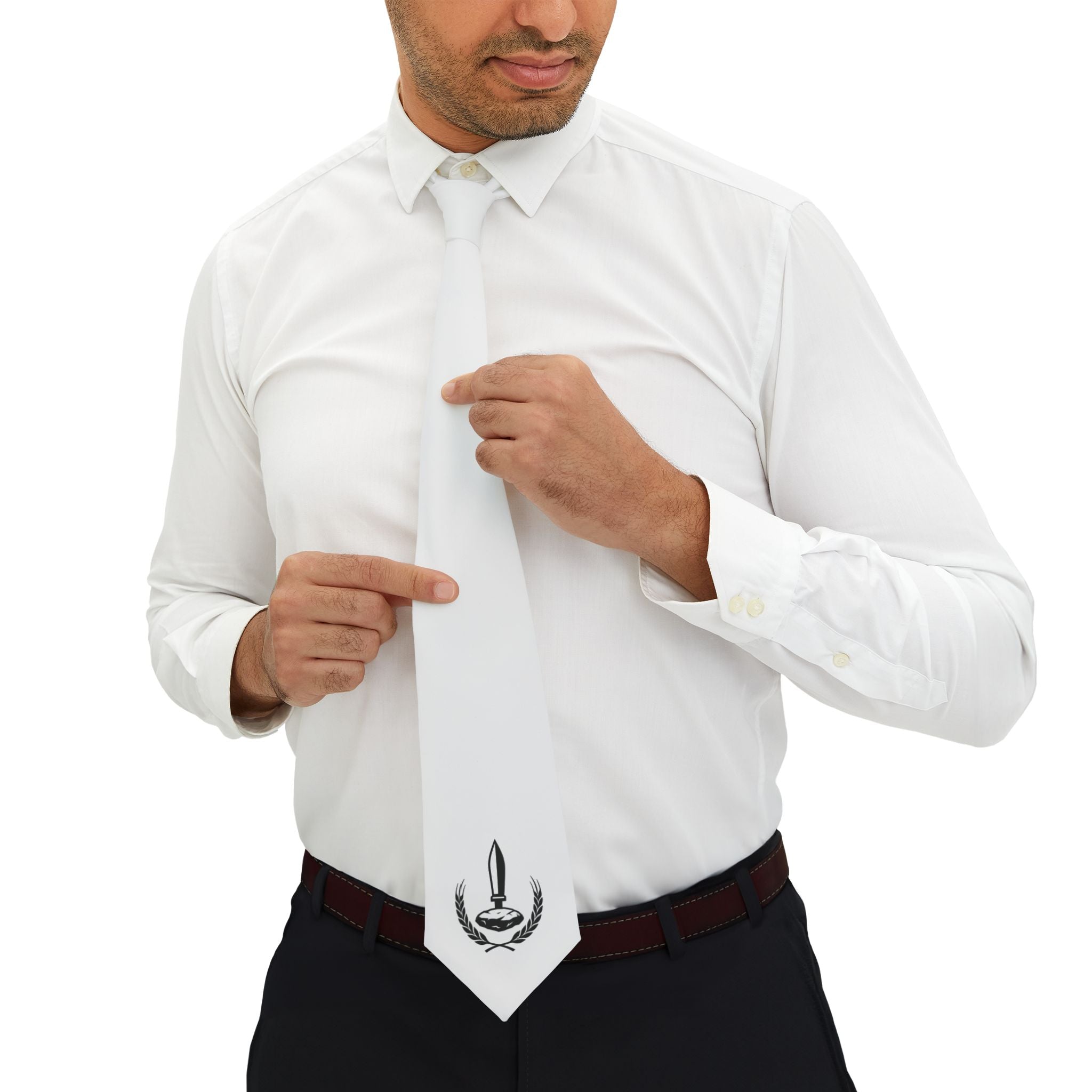 Wheat Steel Stone Necktie