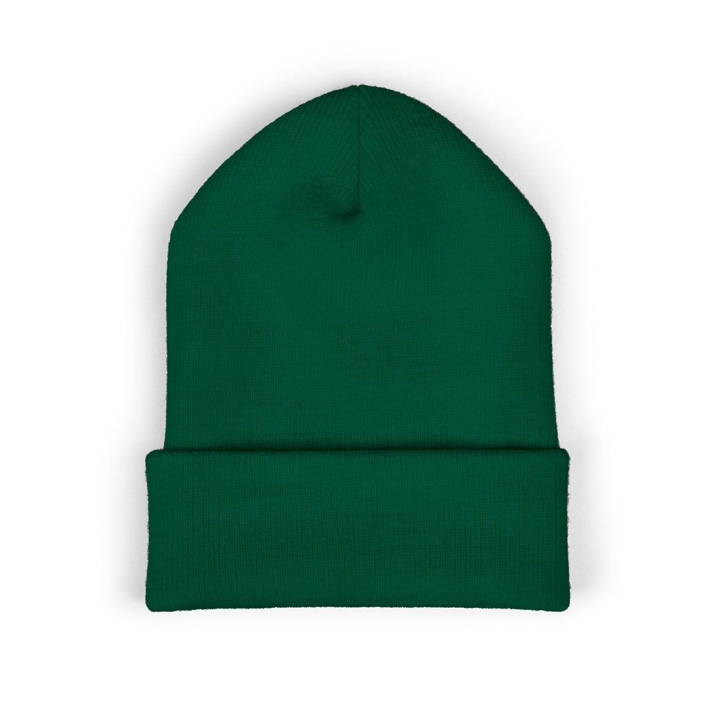 Wheat Steel Stone Embroidered Beanie