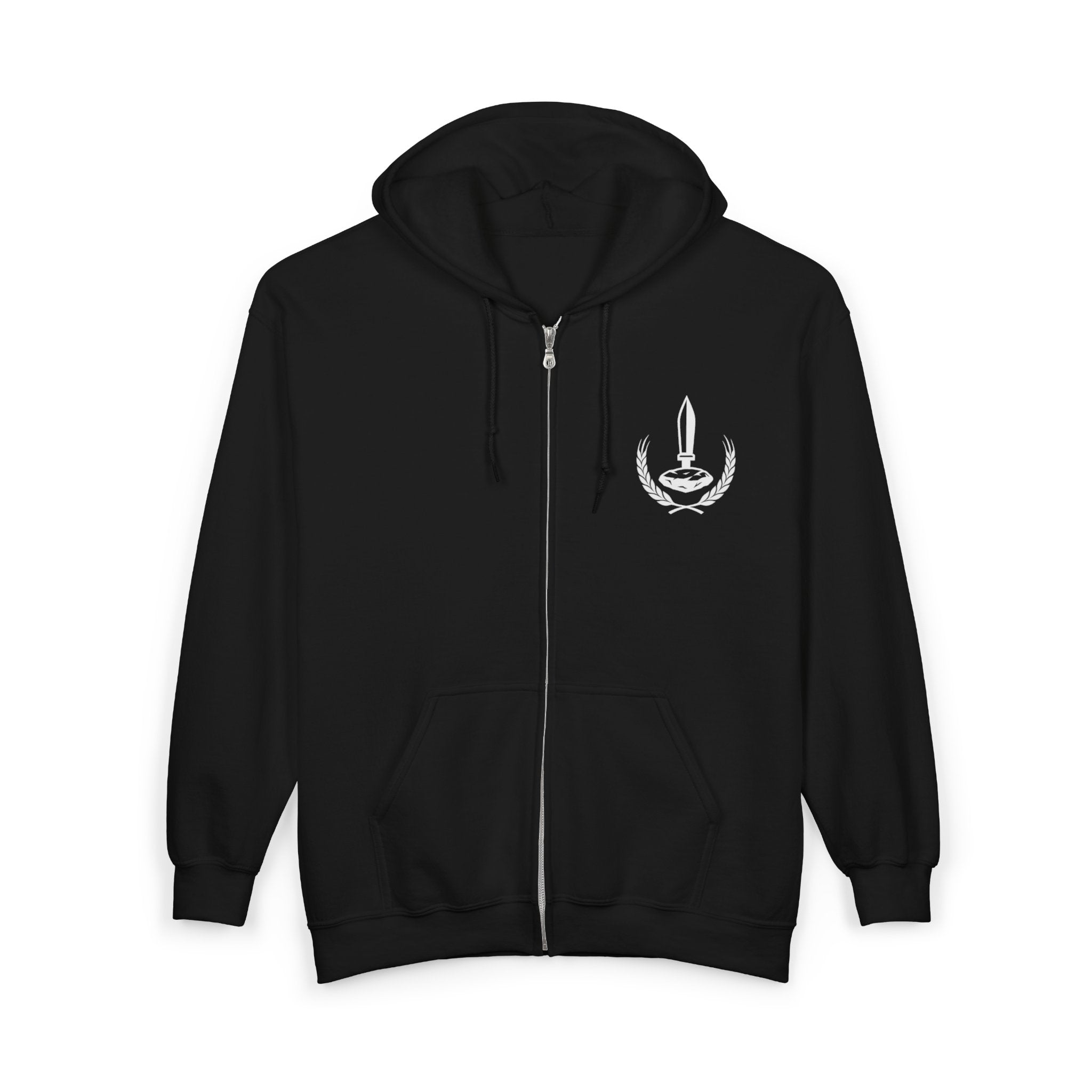 Wheat Stone Steel Zip-Up Hoodie